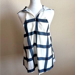 Lulu’s blue and white stripes blouse. Size M.